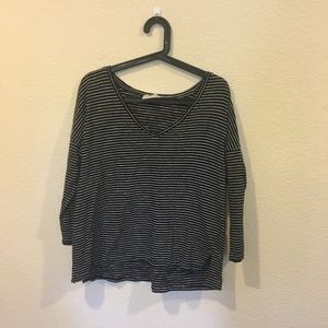 Zara Tops - Zara Trafaluc black and white striped tee Zara Tops - Zara Trafaluc black and white striped tee